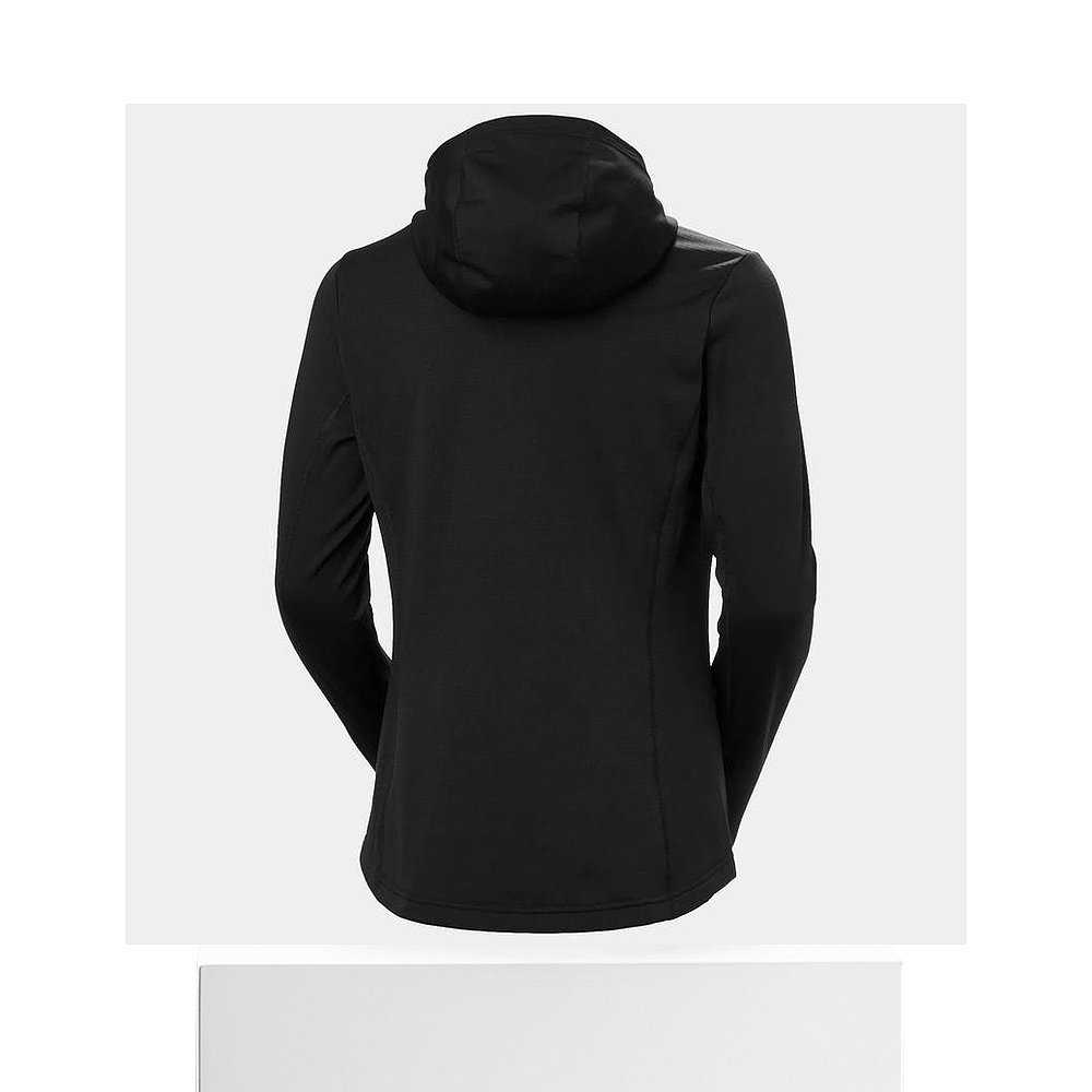 自营欧洲直邮Helly Hansen 女士黑色聚酯Versalite连帽抓绒夹克 - 图3