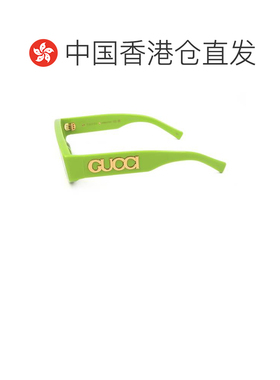 1h可退 香港直邮Gucci 古驰 女士 几何框太阳镜 GG1771S green绿