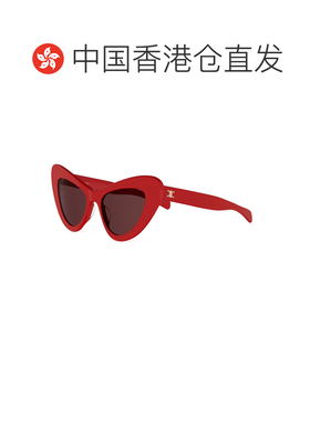 1h可退 香港直邮CELINE 女士眼镜 CL40339U66E AW2026 红色 全框