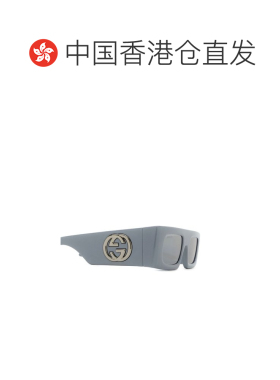 香港直邮Gucci 古驰 女士 几何框太阳镜 GG1646S grey灰色 舒适时