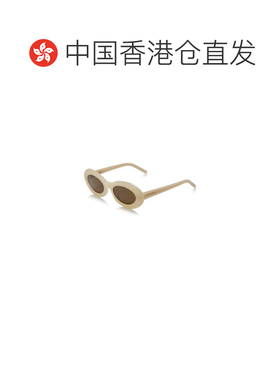 1h可退 香港直邮Saint Laurent 圣罗兰 女士 圆框醋纤太阳眼镜