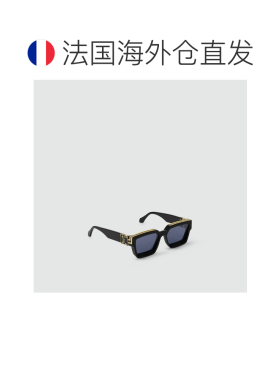 自营1h可退 欧洲直邮LV路易威登 男士黑色醋酸纤维太阳镜正品舒适