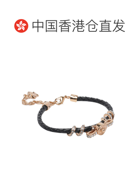 香港直邮versace 范思哲 女士 Bijoux 黑色手链 10233741A05169