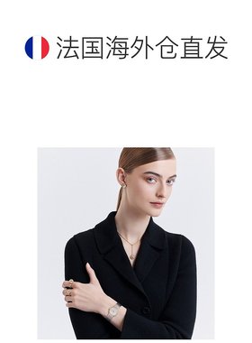 自营1h可退 欧洲直邮Dior 迪奥 女士黄色黄金吊坠