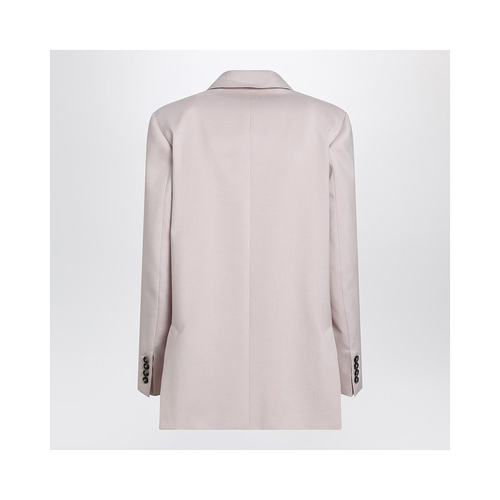 1h可退 香港直邮MaxMara 麦斯玛拉 女士 造旧浅褐色双排扣羊毛混 - 图0