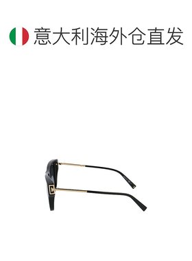1h可退 欧洲直邮GIVENCHY纪梵希女士黑色方框徽标太阳镜质感潮流