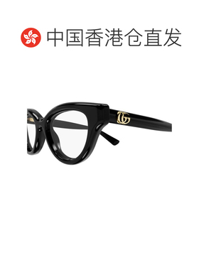 香港直邮Gucci 古驰 女士 几何框平光镜 GG1832O black黑色 舒适