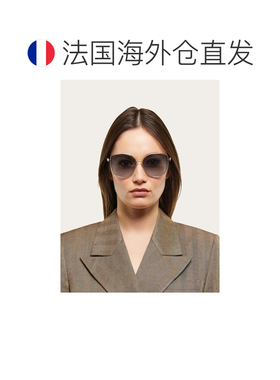 自营欧洲直邮Ferragamo菲拉格慕 女士金色/渐变灰色金属长方形太