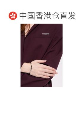 香港直邮COACH 女士手链手镯 37546477RHO030 CO 银色 Bracelet w