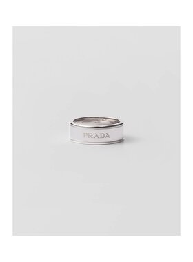 欧洲直邮PRADA (2025新品) 珠宝标志戒指银戒指