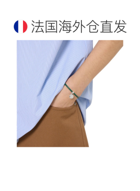 自营欧洲直邮GUCCI古驰 Blind for Love手镯绿色皮革雕花吊饰男女