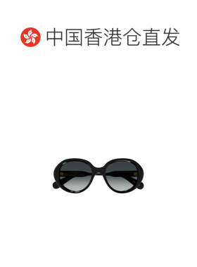 香港直邮Chloe 蔻依 女士 圆形框太阳镜 CH0221S black黑色 舒适
