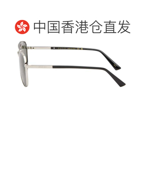 1h可退 香港直邮Gucci 古驰 男士 银色 Subtle Web 太阳镜 GG1962