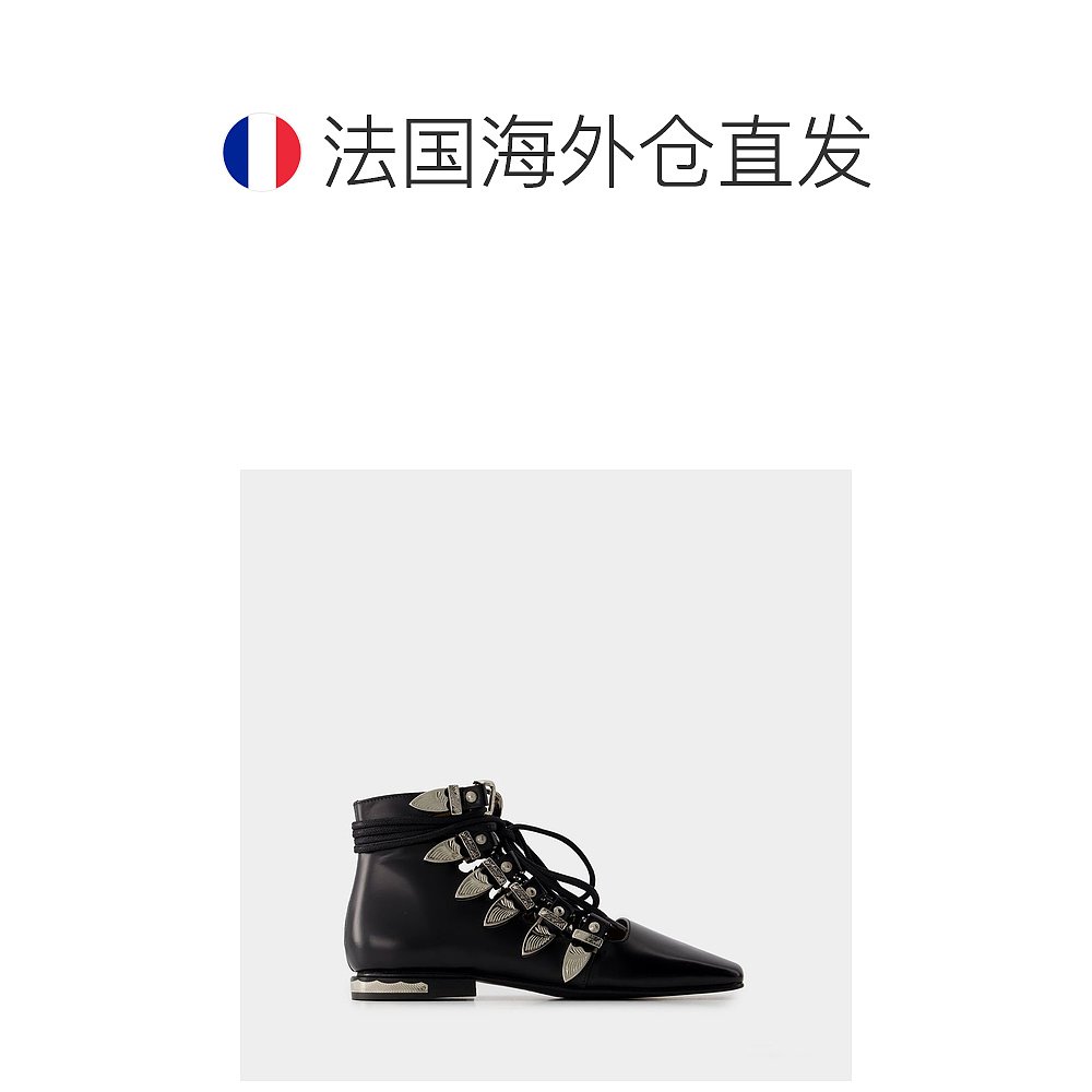 欧洲直邮Aj1284 Ankle Boots - Toga Pulla - Leather - Black - 图1