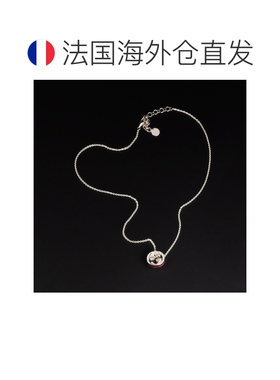 自营欧洲直邮GUCCI古驰 女士绿色/红色925银互扣GG吊坠项链