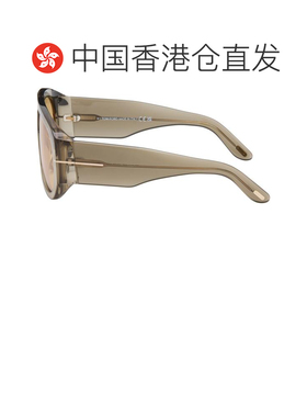 1h可退 香港直邮Tom Ford 汤姆 福特 男士 灰色 Bronson 太阳镜 F