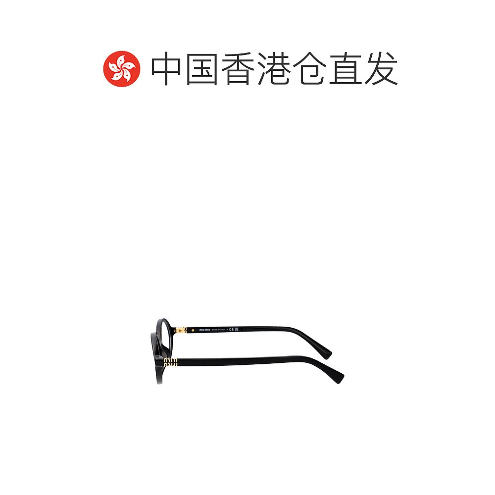 1h可退 香港直邮Miu Miu 缪缪 女士 黑色醋纤眼镜 0MU01XV1AB1O1 - 图1