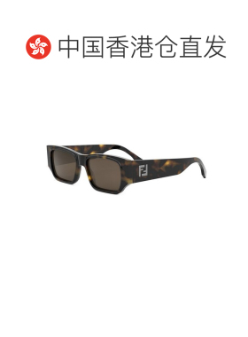 1h可退 香港直邮Fendi 芬迪 男士 FF FE40144I 52E 方形太阳镜 FE