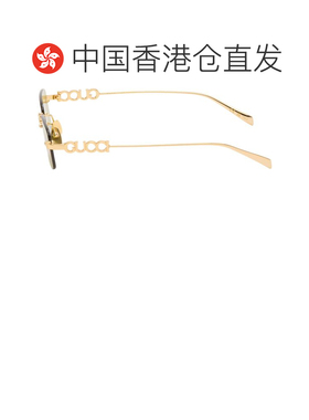 1h可退 香港直邮Gucci 古驰 男士 金色太阳镜 GG1808S002GOLDGOLD