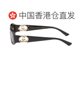 1h可退 香港直邮Gucci 古驰 女士 黑色太阳镜 black黑色 舒适时尚