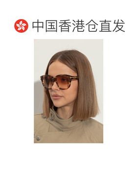 香港直邮TOM FORD 女士太阳镜 FT123605855F SS2026 橙色 Sunglas