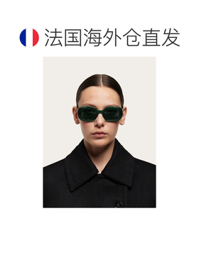自营欧洲直邮Ferragamo菲拉格慕 女士绿色可再生醋酸纤维太阳镜