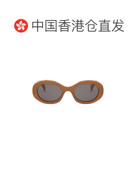1h可退 香港直邮Celine 思琳 女士 框架太阳镜 CL40194U brown棕