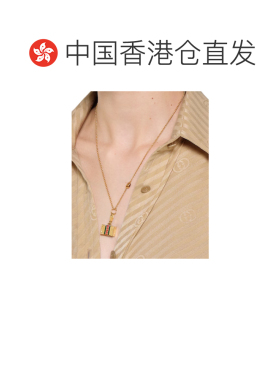 1h可退 香港直邮Gucci Savoy 珐琅吊坠 854984J979G