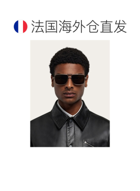 自营欧洲直邮Ferragamo菲拉格慕 男士金色/绿色钛金属飞行员太阳