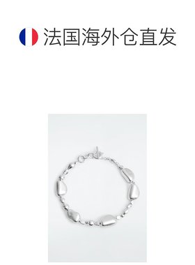 自营欧洲直邮COS 女士银色黄铜项链新款