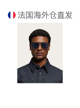 自营欧洲直邮Ferragamo菲拉格慕 男士哑光深枪色钛金属飞行员太阳
