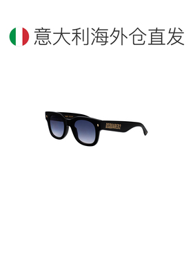 1h可退 欧洲直邮DSQUARED2 男士太阳镜 D20180S807 SS2026 黑色 D