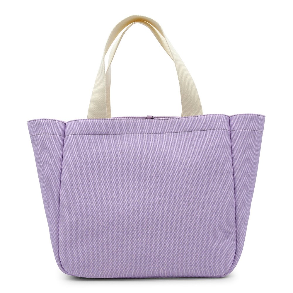 香港直邮J.W. Anderson 女士LILAC PUPLE CANVAS TOTE BAG 托特包 - 图2