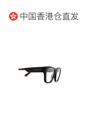 1h可退 香港直邮Gucci 古驰 男士 全框平光镜 GG1669O black黑色