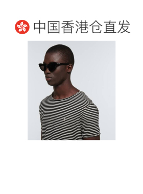 1h可退 香港直邮Saint Laurent 圣罗兰 男士 猫眼太阳眼镜 001124