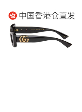 1h可退 香港直邮Gucci 古驰 女士 黑色太阳镜 GG1827S black黑色