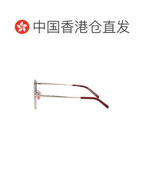 1h可退 香港直邮Gucci 古驰 男士 SILVER-SILVER-RED 金属太阳眼