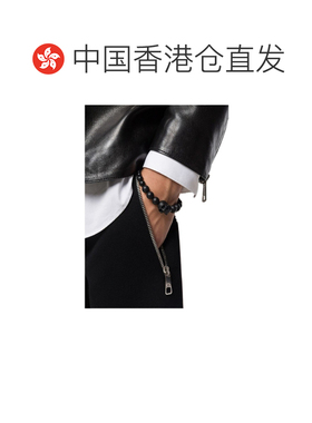 香港直邮ALEXANDER MCQUEEN 男士 骷髅头珠饰手链【付后1h可退】
