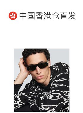 1h可退 香港直邮Gucci 古驰 男士 flat-top 徽标太阳眼镜