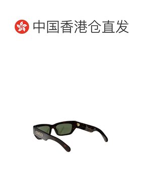 1h可退 香港直邮Gucci 古驰 女士 徽标太阳镜 GG1296S black黑色