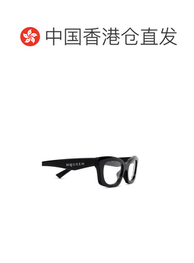 1h可退 香港直邮mcqueen 亚历山大 麦昆 女士 几何框平光镜 AM047