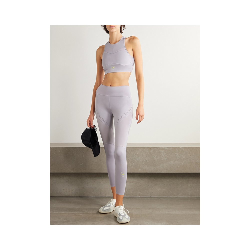 香港直邮adidas 阿迪达斯 女士 TruePurpose logo-appliqued recy - 图0