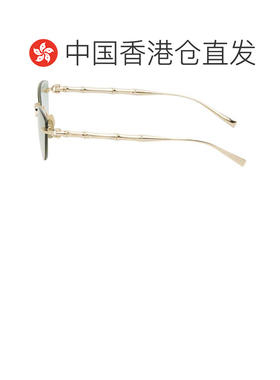 香港直邮Gucci 古驰 女士 金色太阳镜 GG2063S003GOLDGOLDGREEN