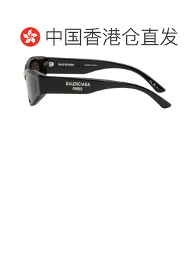 1h可退 香港直邮Balenciaga 巴黎世家 女士 黑色太阳镜 BB0387S
