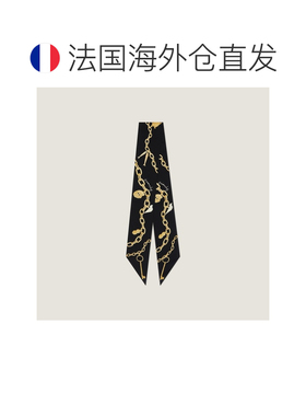 自营欧洲直邮Givenchy纪梵希 Lucky Charms女士黑色丝绸宽发带