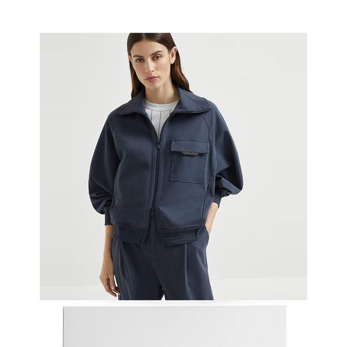 欧洲直邮BRUNELLO CUCINELLI 25秋冬 252MH827SN706C7186 女士 夹 - 图3