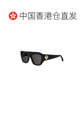 1h可退 香港直邮FENDI 女士眼镜 FE40220I01A CO 灰色 方形太阳镜
