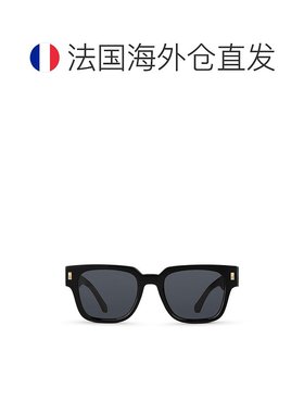 自营1h可退 欧洲直邮LV/路易威登24新款 男女通用黑色醋酸镜片金