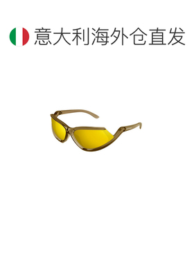1h可退 欧洲直邮BALENCIAGA 男士太阳镜 BB0289S003 SS2025 黄色
