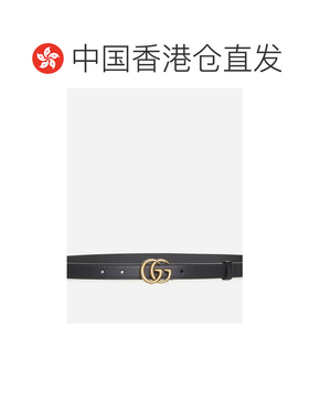 香港直邮GUCCI 女士腰带 409417AP00T1000 CO 黑色【付后1h可退】